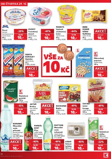 Leták Kaufland - Kaufland - Kolín od 29.10. do 03.11. - strana 28