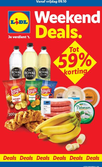 Folder Lidl - Lidl - Weekend van 09-10 tot 11-10 - side 1
