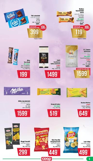 Akciós újság Coop - Coop - Nyírzem/Szabolcs érvényes 10.22.-tól 10.28.-ig - 5 oldal