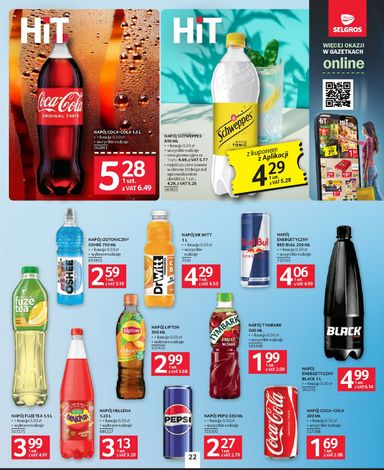 Gazetka Selgros - Selgros cash&carry - Oferta spożywcza od 22.10. do 04.11. - strona 22