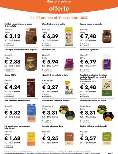 Volantino NaturaSì - NaturaSì valido dal 07/10 al 03/11 - pagina 2
