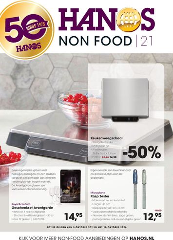 Folder Hanos - HANOS - Non-food van 05-10 tot 18-10 - side 1