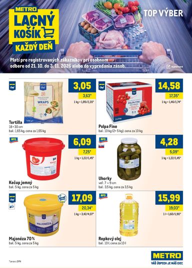 Leták METRO - Metro - Top Výber od 21.10. do 03.11. - strana 2