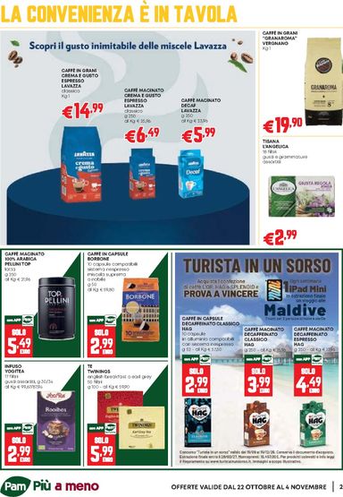 Volantino Pam - Pam - Occasioni Extra valido dal 22/10 al 04/11 - pagina 2