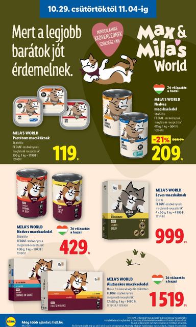 Akciós újság Lidl - Lidl érvényes 10.29.-tól 11.04.-ig - 28 oldal