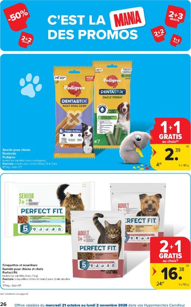 Folder Carrefour - Carrefour Hypermarchés van 21/10 tot 02/11 - side 26
