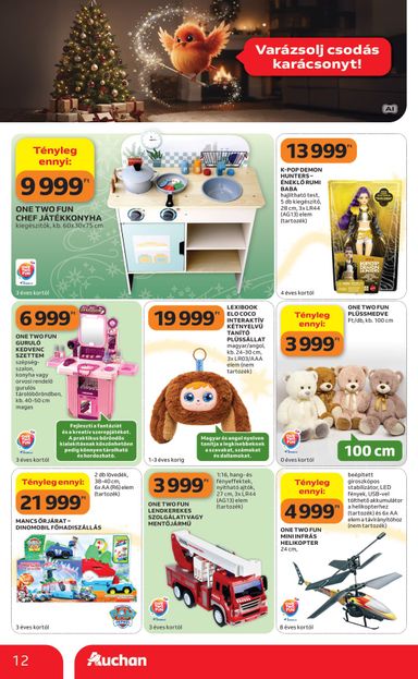 Akciós újság Auchan - Auchan szupermarket érvényes 10.22.-tól 10.28.-ig - 12 oldal