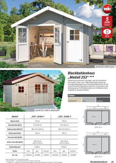 Prospekt toom - Toom - Gartenhäuser & Carports gültig ab 01.03. bis 31.12. - seite 29