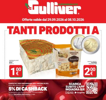 Volantino Gulliver - Gulliver valido dal 29/09 al 08/10 - pagina 1