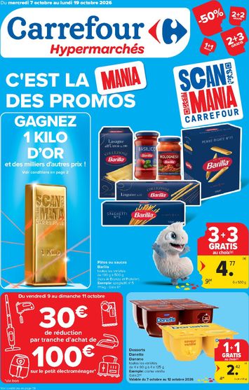 Folder Carrefour - Carrefour Hypermarchés van 07/10 tot 19/10 - side 1