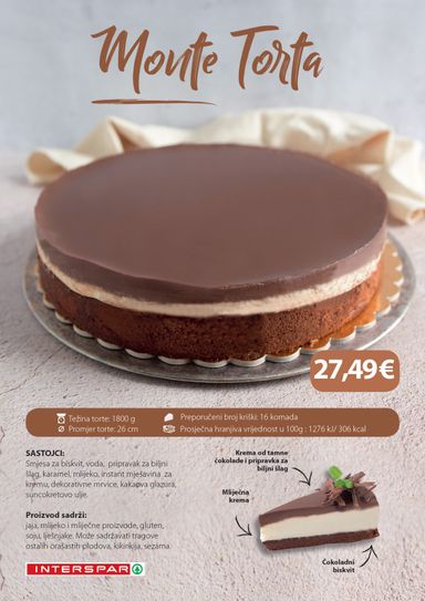 Katalog SPAR - SPAR - Torte vrijedi od 19.01. do 31.12. - stranica 14
