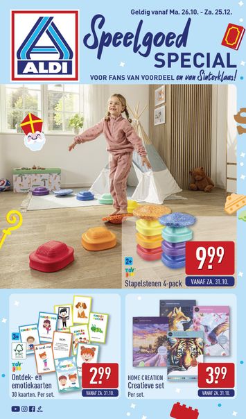 Folder ALDI - ALDI - Speelgoedspecial van 26-10 tot 25-12 - side 1