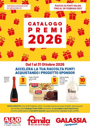 Volantino Famila - Famila - Catalog Premi valido dal 01/10 al 31/10 - pagina 1