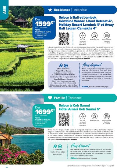 Catalogue Carrefour - Carrefour - Séjours & Circuits valable dès le 14/08 au 31/03 - page 30