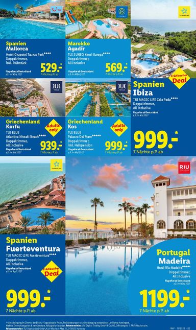 Prospekt Lidl - Lidl - Reise-Highlights gültig ab 28.10. bis 30.11. - seite 13