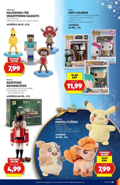 Leták Hofer Rakúsko - Hofer Rakúsko - Unser Weihnachtskatalog od 30.10. do 31.12. - strana 29