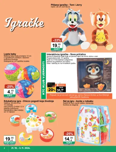 Katalog KTC - KTC - Igračke i Tekstil vrijedi od 21.10. do 03.11. - stranica 2
