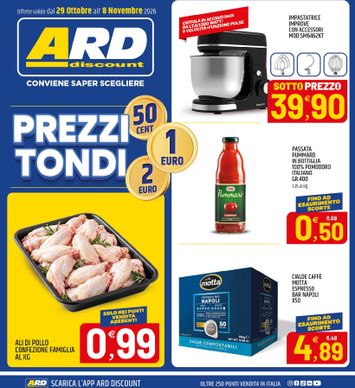 Volantino Ard Discount - Ard Discount valido dal 29/10 al 08/11 - pagina 1