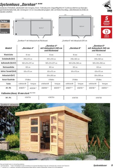 Prospekt toom - Toom - Gartenhäuser & Carports gültig ab 01.03. bis 31.12. - seite 17