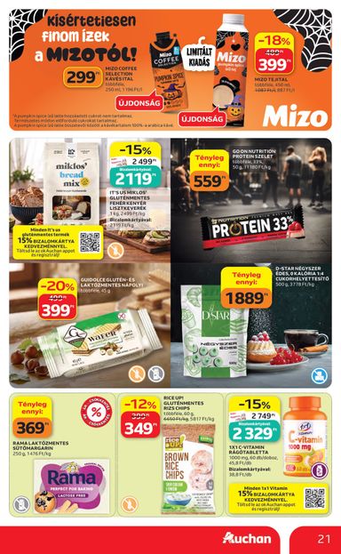 Akciós újság Auchan - Auchan Hipermarket érvényes 10.22.-tól 10.28.-ig - 21 oldal