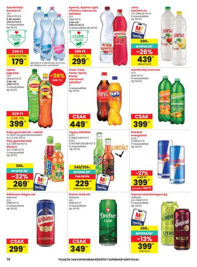 Akciós újság Spar - SPAR érvényes 10.22.-tól 10.28.-ig - 14 oldal