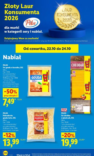 Leták Lidl Polsko - Lidl Polsko od 22.10. do 24.10. - strana 62