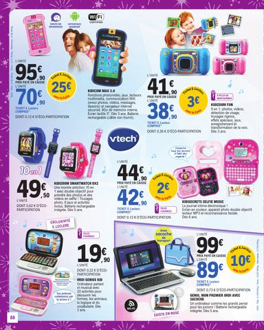 Catalogue E.Leclerc - E.Leclerc - Jouets de Noël valable dès le 20/10 au 05/12 - page 88