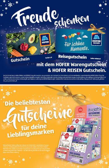 Leták Hofer Rakúsko - Hofer Rakúsko - Unser Weihnachtskatalog od 30.10. do 31.12. - strana 44