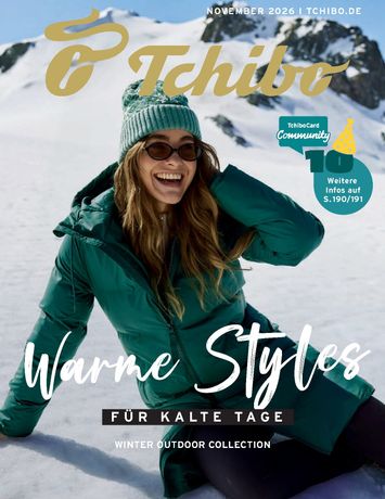 Prospekt Tchibo - Tchibo - Warme Styles gültig ab 22.10. bis 26.02. - seite 1
