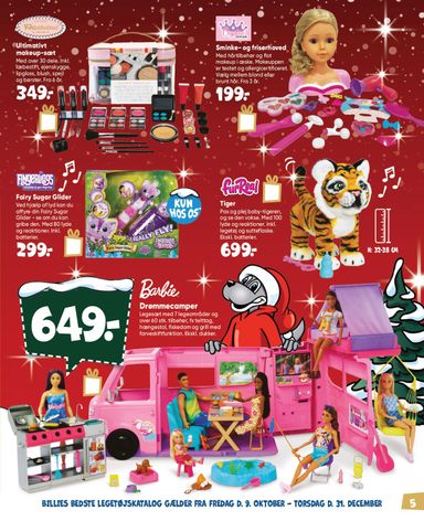 Brochurer Bilka - Bilka - Billies bedste legetøjskatalog gyldig fra 09.10. til 31.12. - side 5