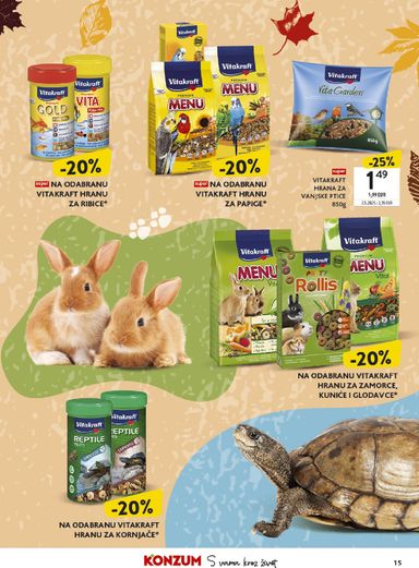Katalog Konzum - Konzum - Jesenska Čarolija vrijedi od 05.10. do 18.10. - stranica 15