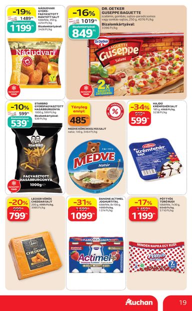 Akciós újság Auchan - Auchan Hipermarket érvényes 10.22.-tól 10.28.-ig - 19 oldal