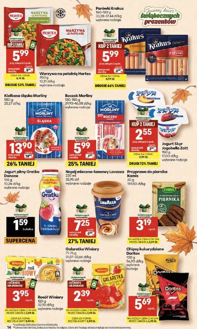 Gazetka Delikatesy Centrum - Delikatesy Centrum od 22.10. do 28.10. - strona 14