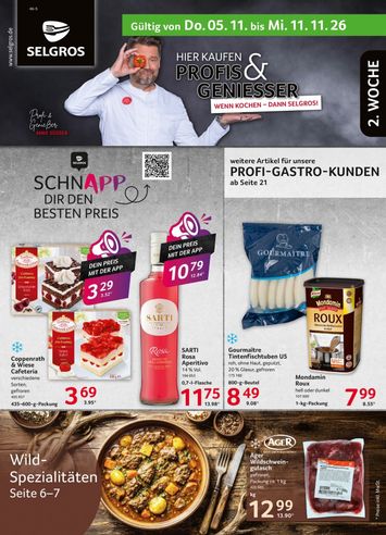 Prospekt Selgros - Selgros - Food gültig ab 05.11. bis 11.11. - seite 1