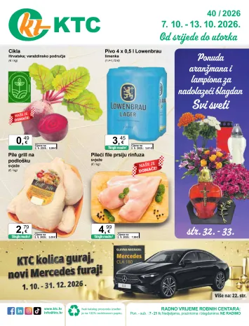 Katalog KTC - KTC vrijedi od 07.10. do 13.10. - stranica 1