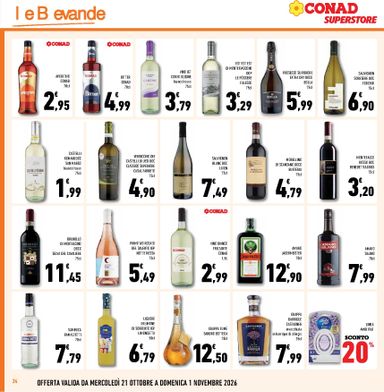 Volantino Conad Superstore - Conad Superstore valido dal 21/10 al 01/11 - pagina 24