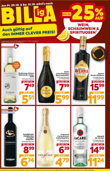 BILLA-Flugblatt - Billa gültig ab 29.10. bis 04.11. - seite 2
