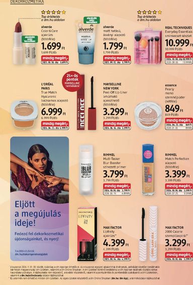 Akciós újság dm - dm érvényes 10.29.-tól 11.11.-ig - 10 oldal