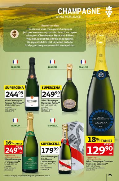 Gazetka Auchan - Hipermarket Auchan - Wino od 05.10. do 31.10. - strona 25