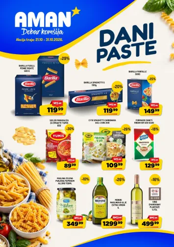 Katalog Aman - Aman - Dani paste od 21.10 do 31.10 - strana 1