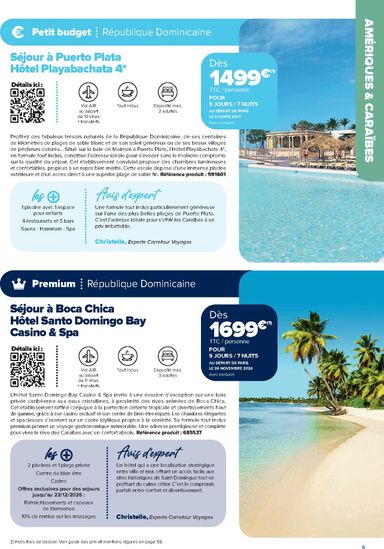 Catalogue Carrefour - Carrefour - Séjours & Circuits valable dès le 14/08 au 31/03 - page 9