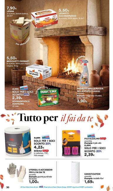 Volantino Ipercoop - Ipercoop - Casa d'Autunno valido dal 08/10 al 04/11 - pagina 30