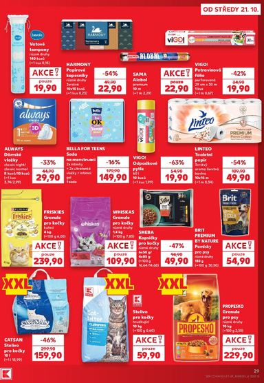 Leták Kaufland - Kaufland - Praha 4 od 21.10. do 27.10. - strana 29