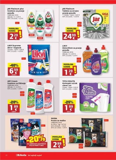 Katalog Ribola - Ribola vrijedi od 21.10. do 27.10. - stranica 22