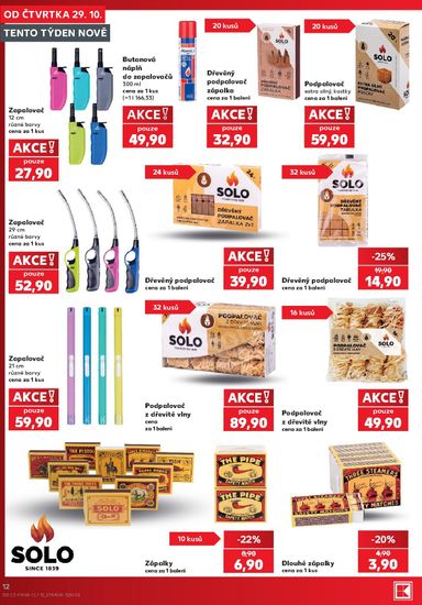 Leták Kaufland - Kaufland - Kolín - Spotřební zboží od 29.10. do 03.11. - strana 12