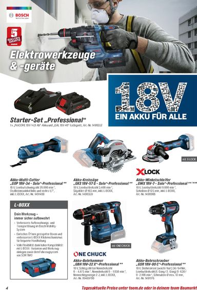 Prospekt toom - Toom - Maschinen gültig ab 13.04. bis 31.12. - seite 4