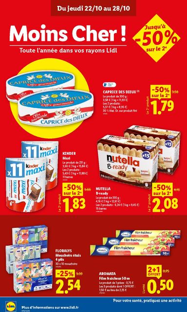 Catalogue Lidl - Lidl valable dès le 22/10 au 28/10 - page 20