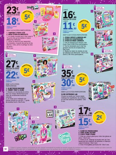 Catalogue E.Leclerc - E.Leclerc - Jouets valable dès le 13/10 au 05/12 - page 92