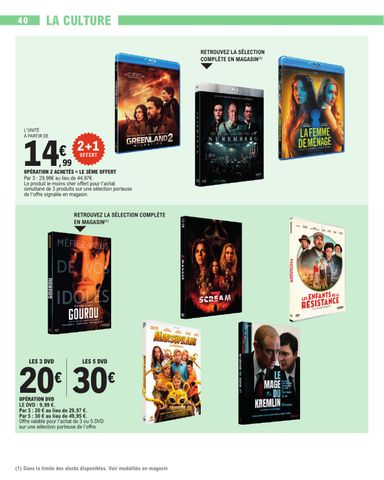 Catalogue E.Leclerc - E.Leclerc - Nos promos du moment valable dès le 13/10 au 24/10 - page 40