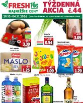 Fresh Plus platný od štvrtka 29.10.2026